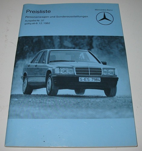 Preisliste mercedes 201 - preisliste,